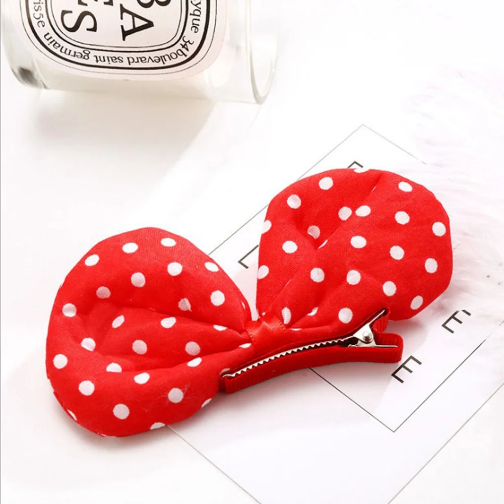 4 Цвета принцессы из мультфильма для девочек Аксессуары волос игривый в горошек с