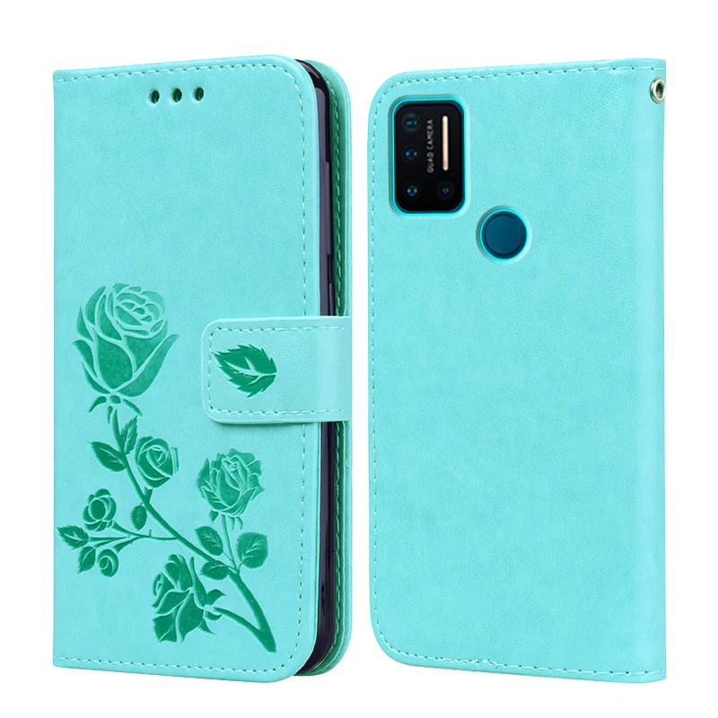 2020 new embossed rose flower women wallet case for umidigi a7 pro flip case cover for umi umidigi a7 pro 6 3 a7pro phone cases free global shipping