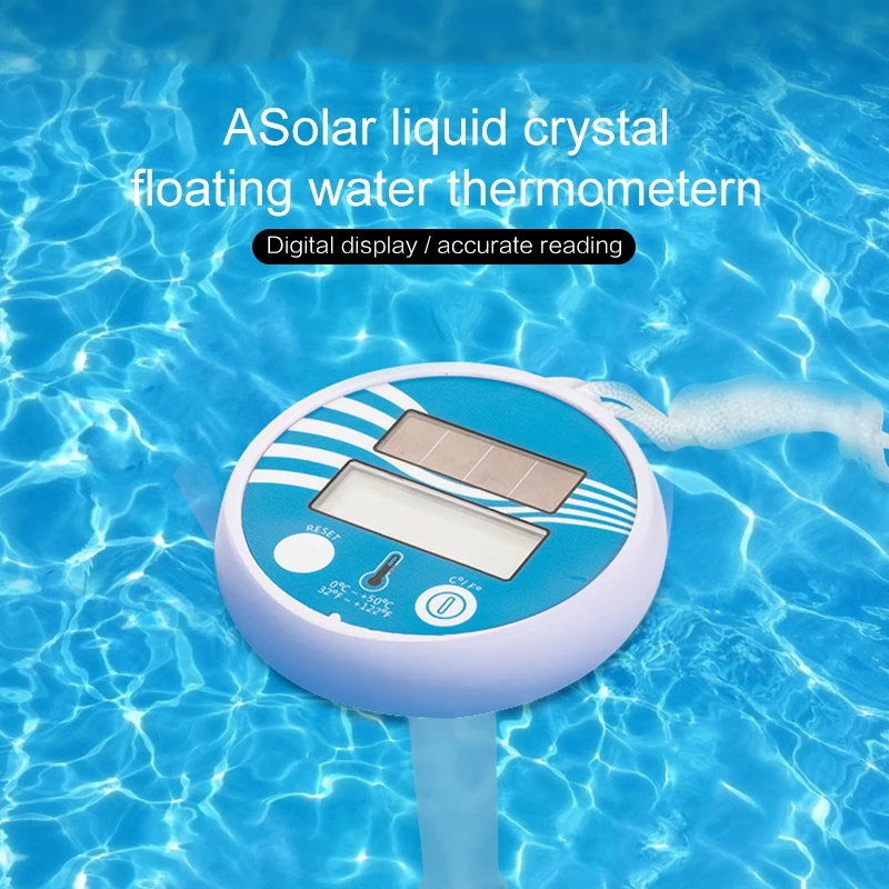 Цифровая водяная плавающий термометр плавательный бассейн спа Температура воды
