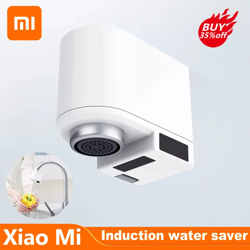 

Original Xiaomi smart sensor faucet infrared sensor automatic water saving faucet anti-overflow kitchen toilet sensor faucet