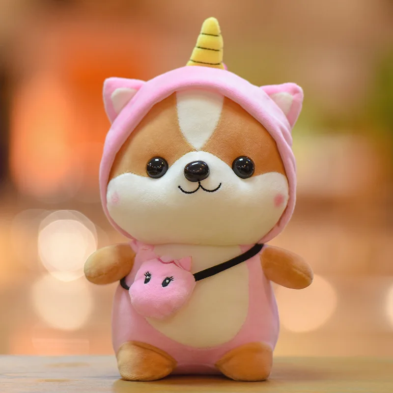 

25cm Creative Squirrel Doll Cute Mutable Plush Toy Children's Doll Send Female Birthday Gift Doll
