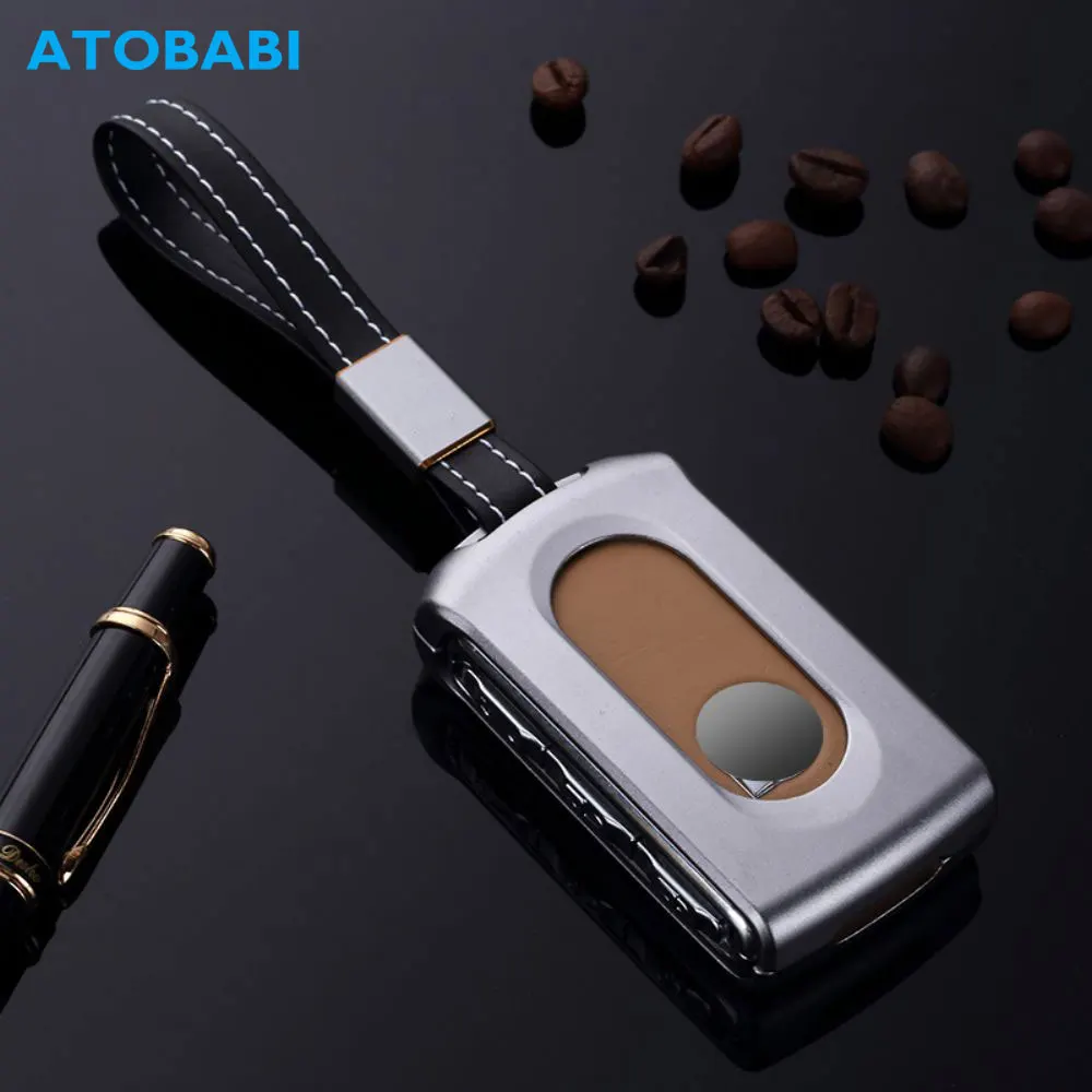 Чехол для автомобильного ключа из алюминиевого сплава Volvo S90 V90 XC40 XC90 2015-2018 Smart Keyless