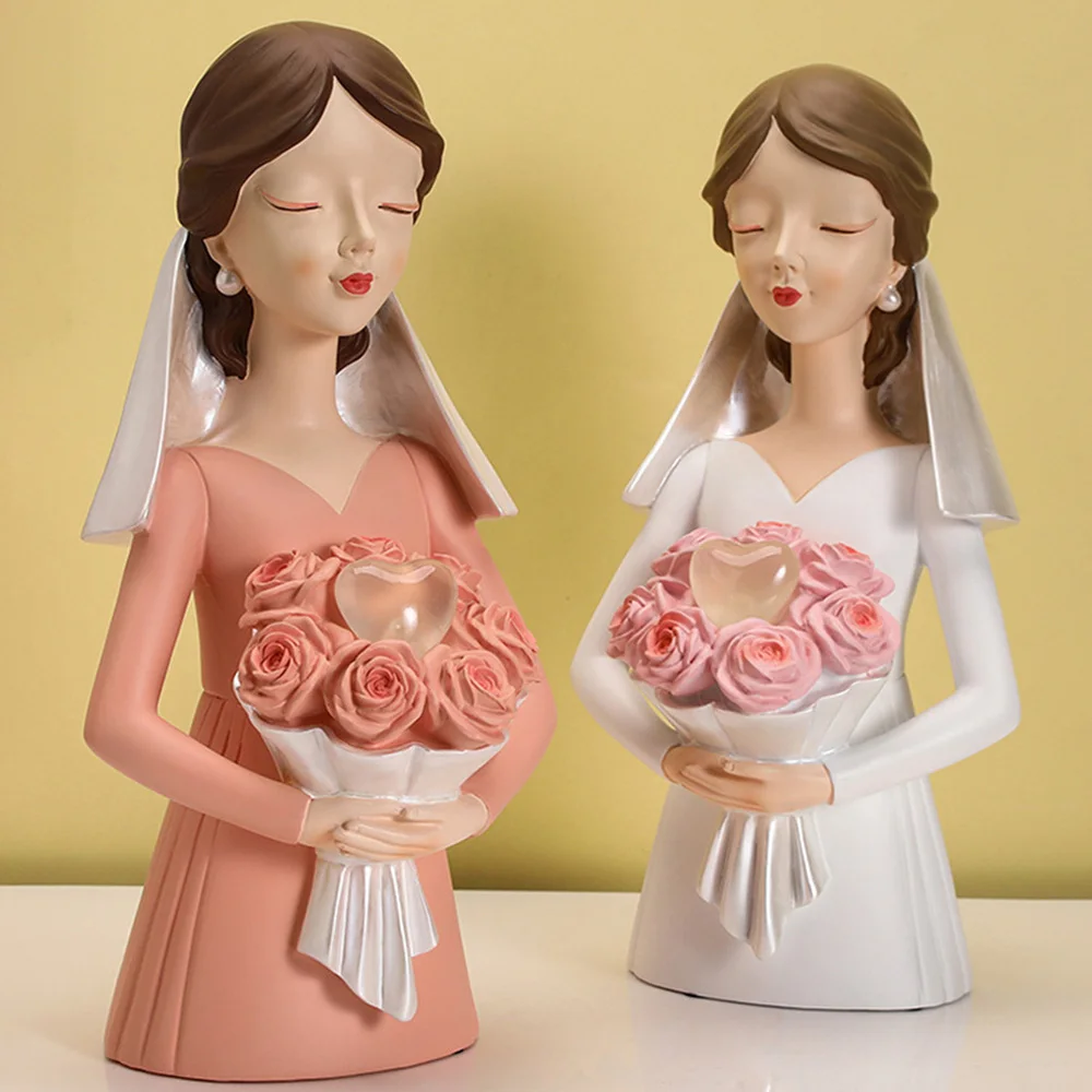 

Bouquet Bridal-shaped Ornaments Wedding Room Atmosphere Light Small Night Lights