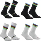 Новинка 2021, радужные мужские велосипедные носки чемпиона для спорта на открытом воздухе, профессиональные велосипедные носки для соревнований, мужские носки