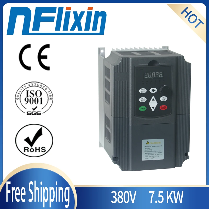 

Преобразователь привода частоты 380 В кВт VFD/VFD 3P вход 3P выход CNC шпиндель драйвер управление скоростью шпинделя для водяного насоса