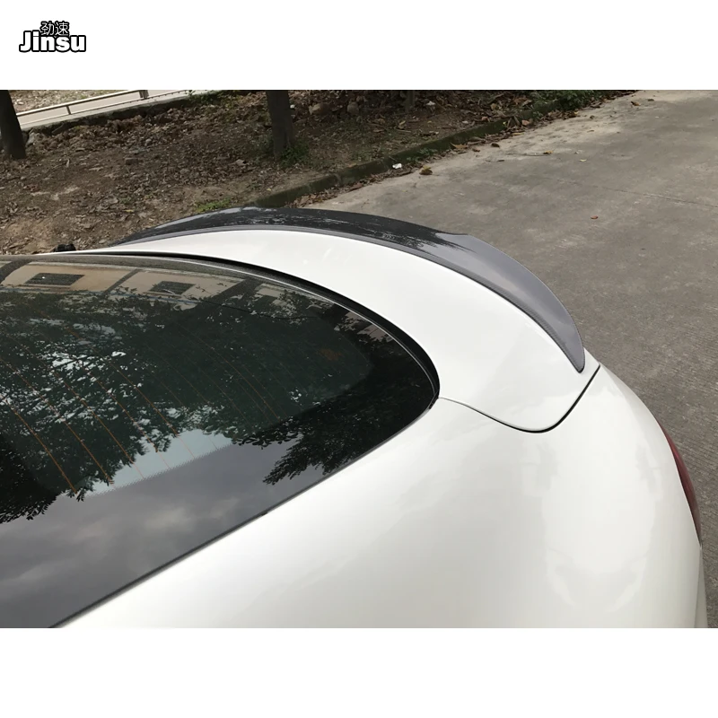 Настоящее углеродное волокно для Benz C class coupe c200 c220 c250 2 door 2015 2018 FD style спойлер