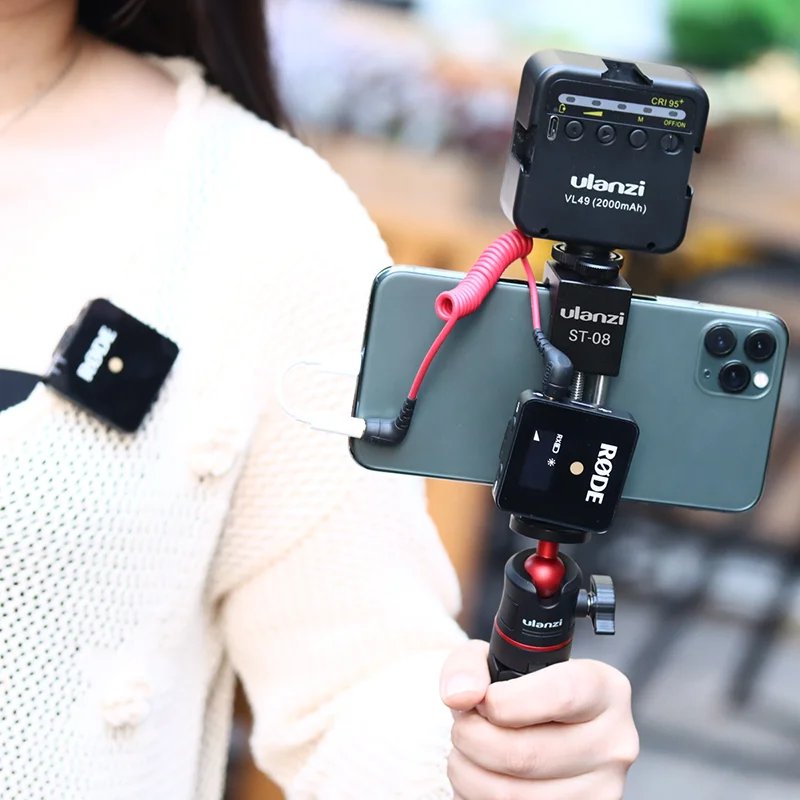 Беспроводной Штатив для телефона Ulanzi светодиодный светильник видеосъемки с