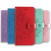 fashion embossed flip leather wallet phone case for infinix hot 10 9 pop 2 tecno spark 6 5 camon 15 note 8 10 card slots cover