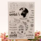 Прозрачные штампы для скрапбукинга, резиновые штампы для рукоделия, штампы для изготовления открыток, силиконовые штампы ручной работы