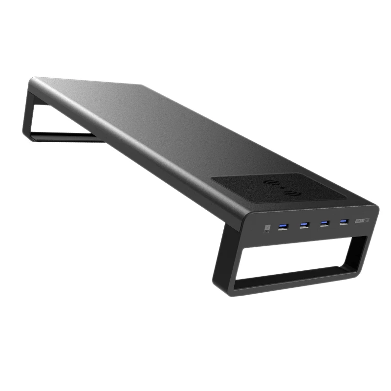 

Vaydeer Smart Base Алюминий сплав один Слои ноутбук подставка для ноутбука с USB 3,0 Порты и разъёмы Hoggard