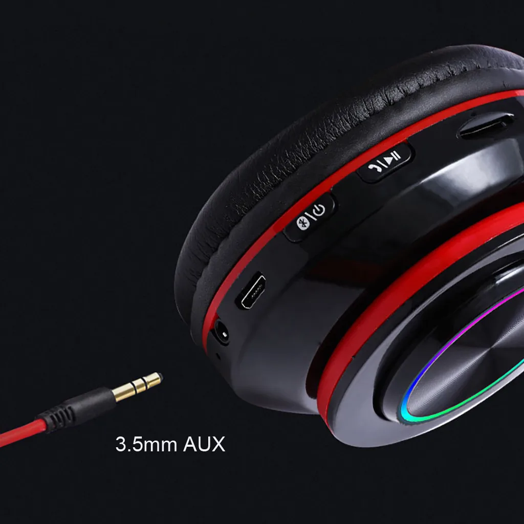 

Foldable Stereo Bluetooth Gaming Headset Wireless Headphones with Mic for PC, Gaming, Laptops