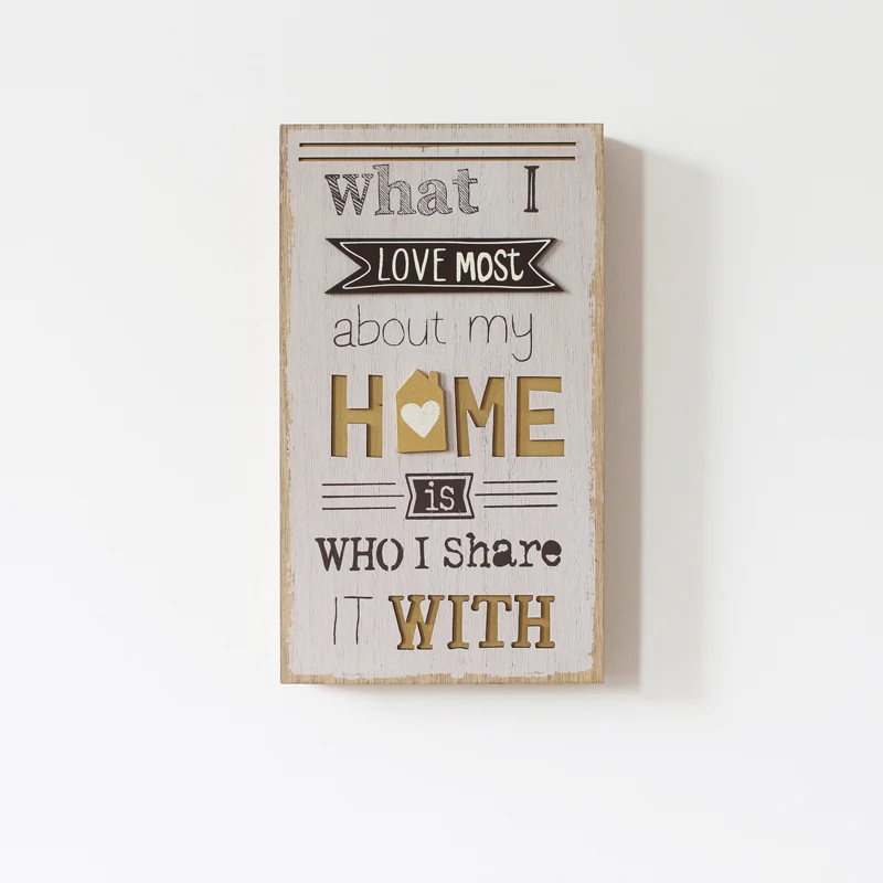 Винтажные деревянные знаки в американском стиле для настенного декора 3D