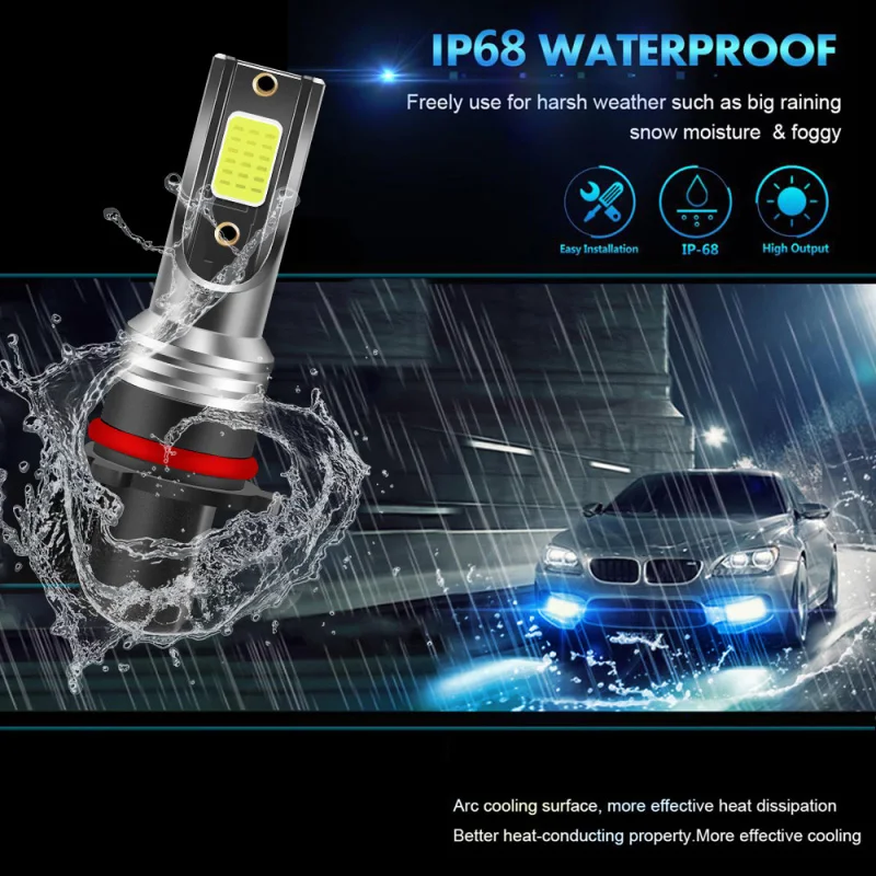 

2 шт., Автомобильные противотуманные фары, 30 Вт, 8000 К, лм