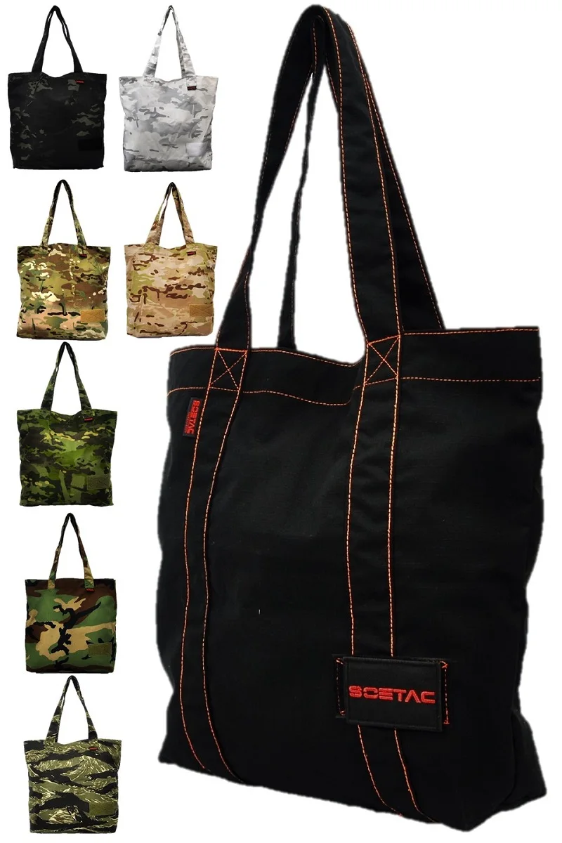 SOETAC Повседневная Холщовая Сумка через плечо Мультикам Портативная сумка