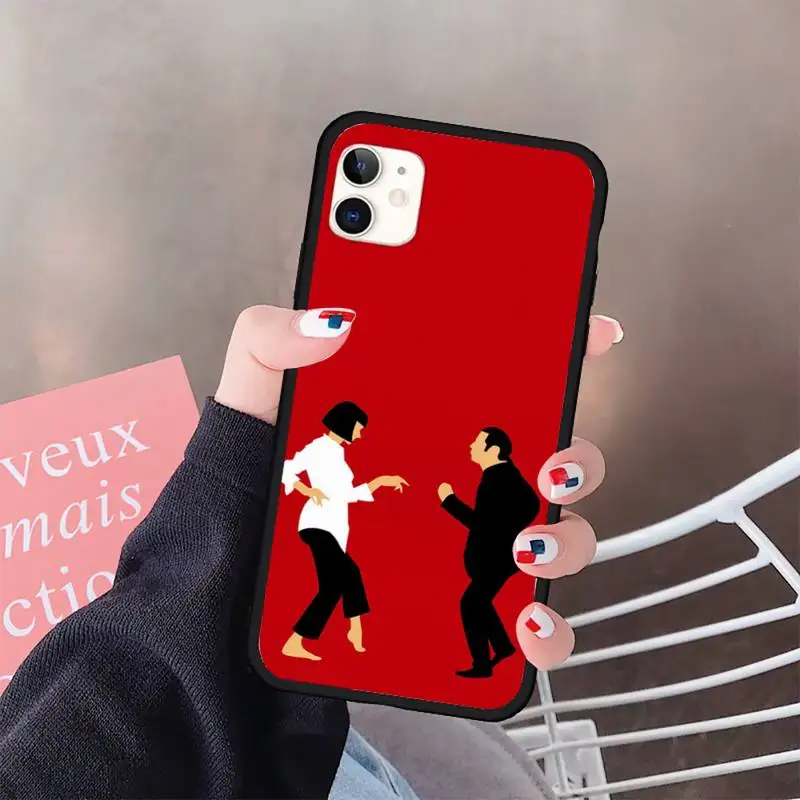 

American movie Pulp Fiction Phone Case for iPhone 11 12 pro XS MAX 8 7 6 6S Plus X 5S SE 2020 XR mini