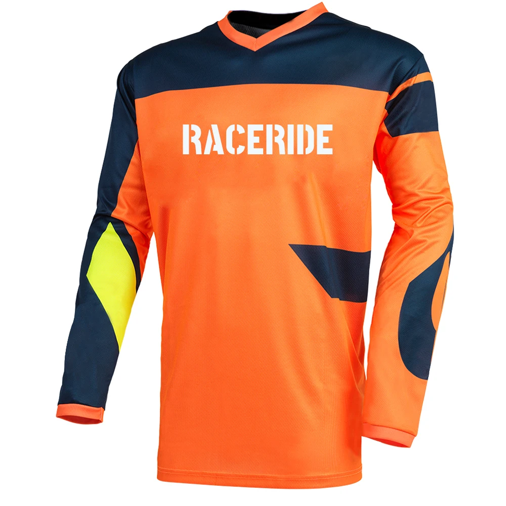 

RACERIDE Long Sleeve Men Mtb Jersey Quick Dry Sport Motocross Jersey Quick Drying BMX Bicycle Top Mountain Bike Shirt Uniform