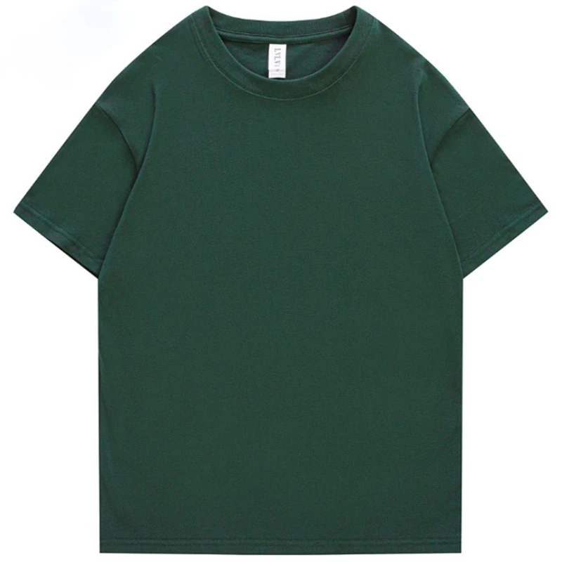 

Casual Oversize T-shirts Women Cotton Tops Punk O-neck Short Sleeve Khaki Tee Female Clothes Solid Color Top Harajuku 2021