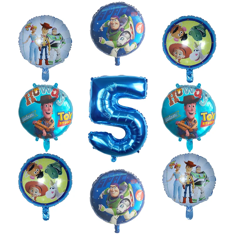 Гигантский игрушечный шар 9 шт./компл. 18-дюймовый фольгированный шарик