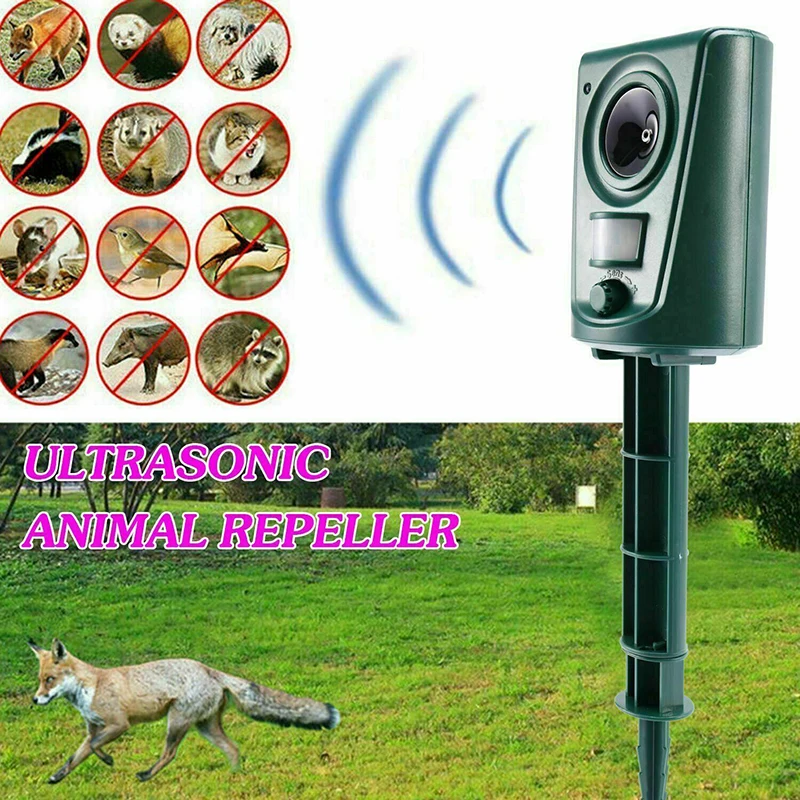 Ультра Sonic зубная щётка сад сдерживающим фактором Отпугиватель москитов