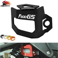 motorcycle cnc rear brake fluid tank reservoir guard cover protect for bmw f800 gs f 800 gs 2013 2014 2015 2016 2017 2018 f800gs