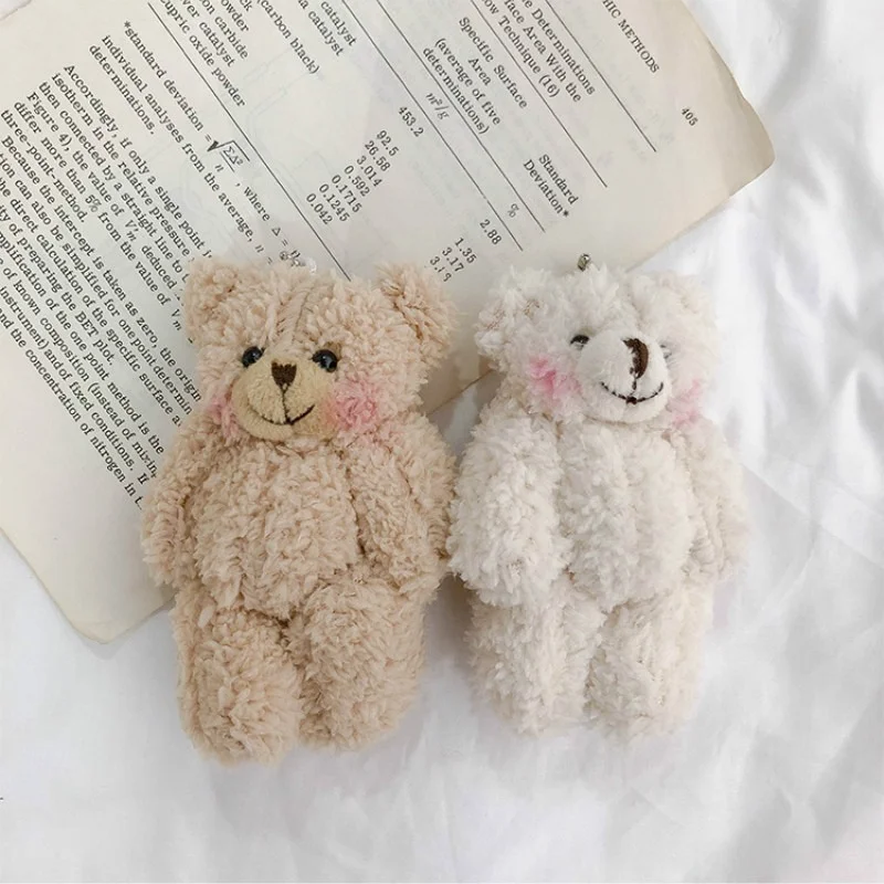Cute Bear Animal Plush Doll Key Chains Backpack Toy Keychain Ring Bag Phone Decoration Pendant Kids Girl Gift | Игрушки и хобби