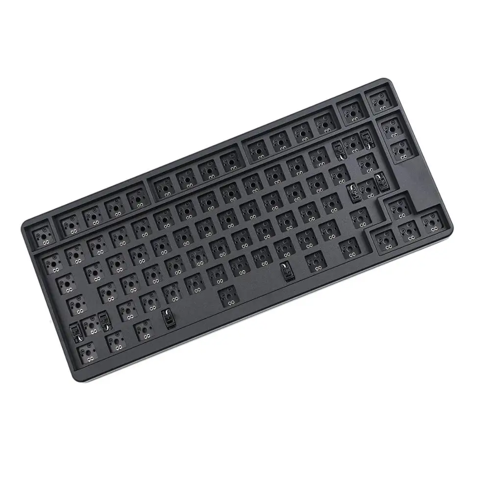 ID80 80 клавиш QMK анодированный алюминий чехол пластина горячей замены Тип C PCB с