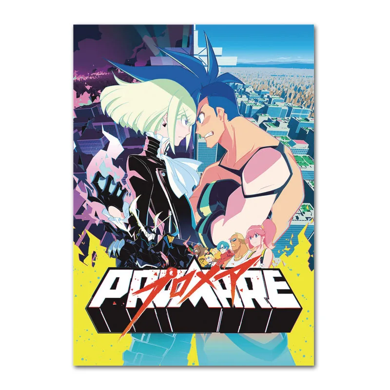 Promare для костюмированной вечеринки по японскому аниме плакат комиксов Печать