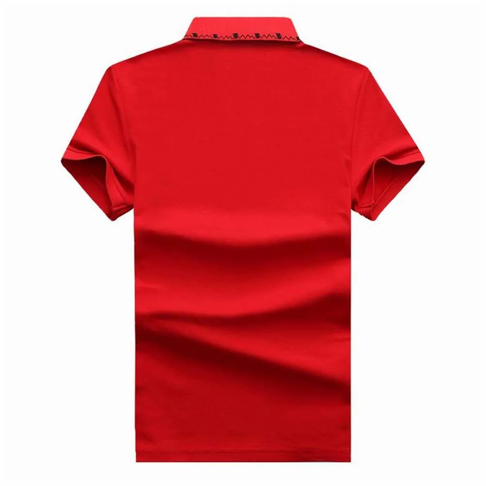 

Polo shirts mens t-shirts fashion clothing Embroidery fawn Business short sleeve calssic hoodie tshirt Skateboard Casual tops