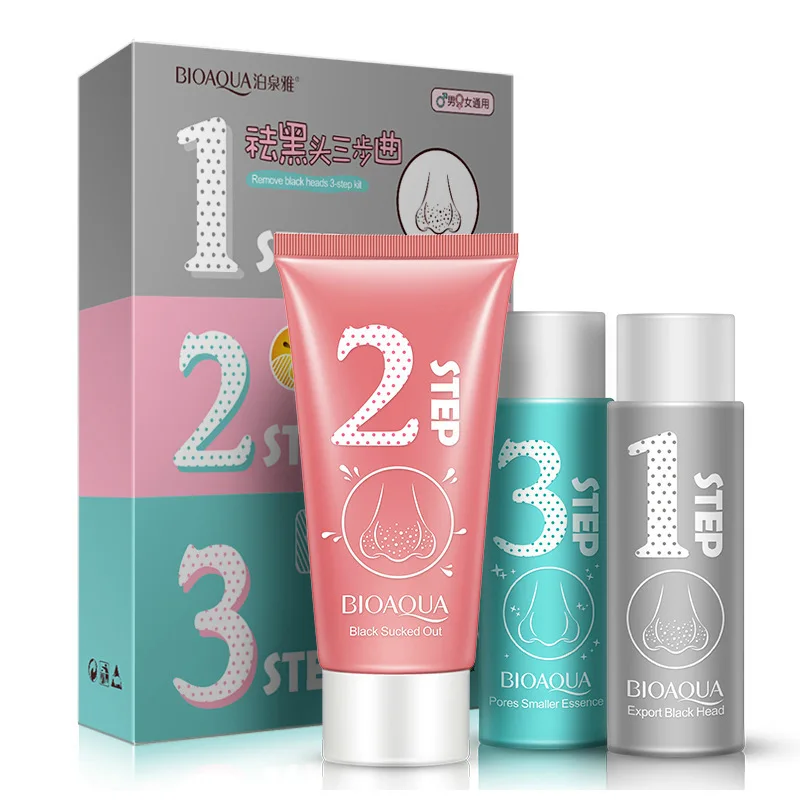 

Blackhead Removing and Shrinking Pores Trilogy Skin Care Set Pore Cleanser Nasal Sticker Tearing Membrane Cosmetics