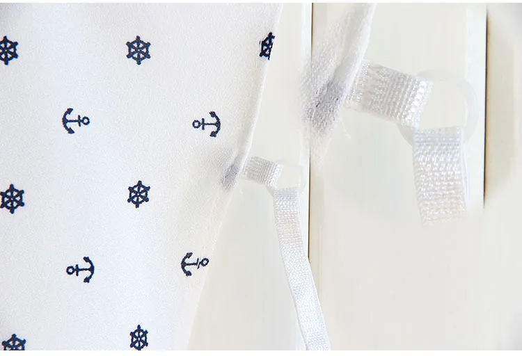 Linbaiway винтажный женский шифоновый накладной воротник тканевое платье отворот