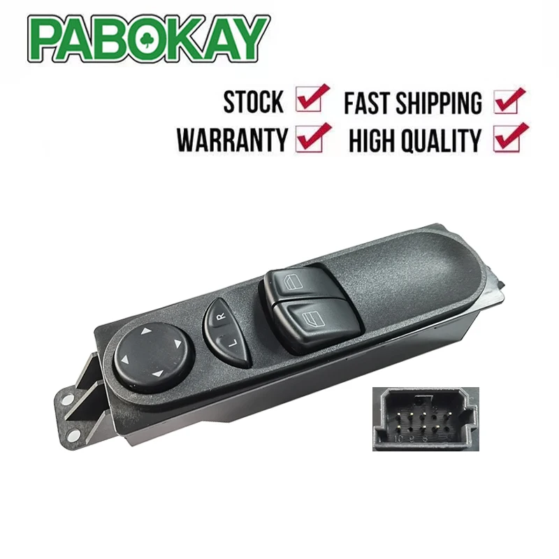 

6395450913 Front Power Master Window Switch for Mercedes W639 Vito 03-15 A6395450913 A 639 545 09 13