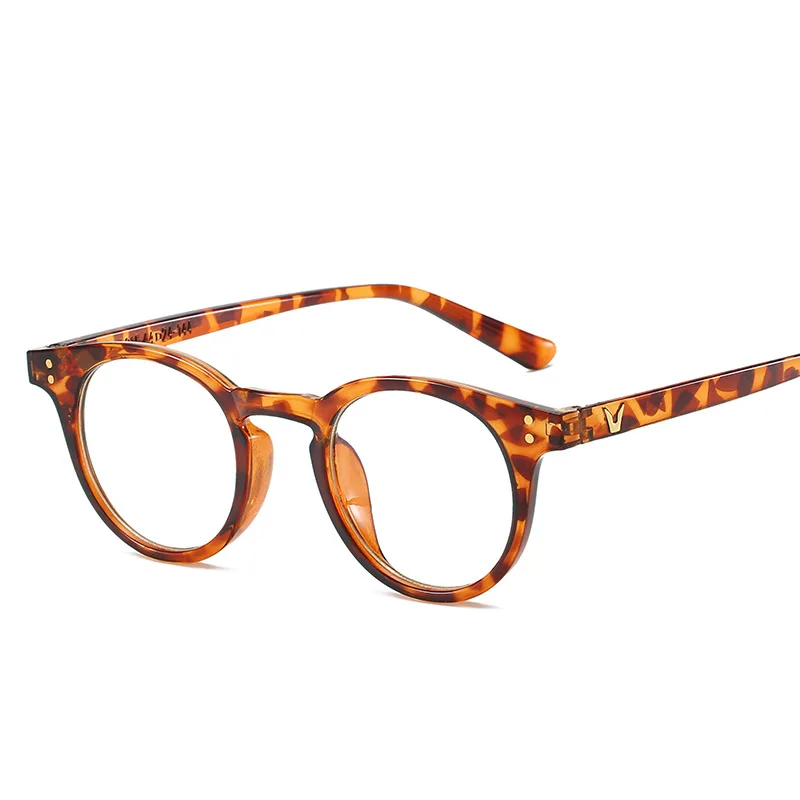 Черная оправа плоские светильник очки простые тонкие в стиле ретро женские