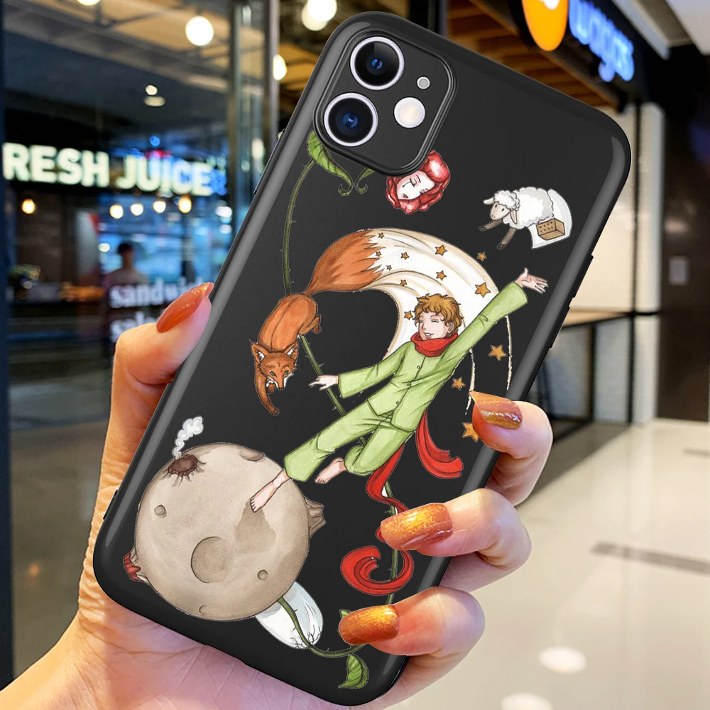 Мультяшный Милый Маленький принц для IPhone 13 12 Pro Max 5 6 6S 7 8 SE 2020 Plus X XS XR 11 чехол