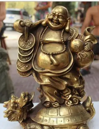 12 &quotКитайская бронзовая фигурка для привлечения богатства денег счастливый