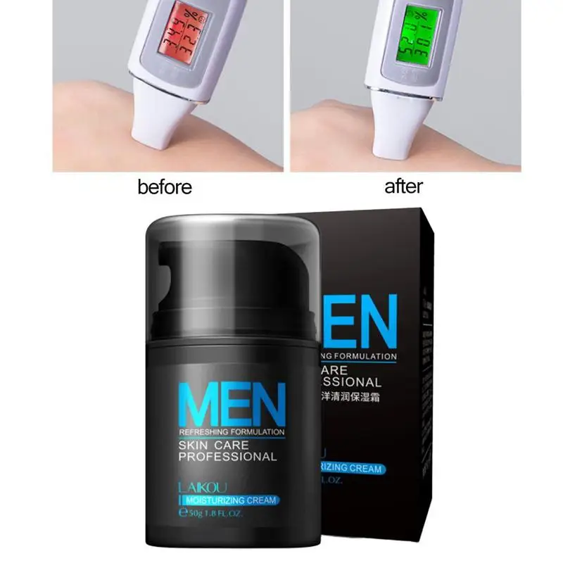 50 г Для мужчин крем масло Управление увлажняющий сжимает поры акне дневной Лифт