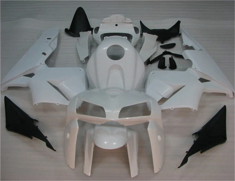 

Injection Mold New ABS Motorcycle whole Fairings Kit Fit for CBR600RR F5 2005 2006 05 06 Bodywork set white glossy