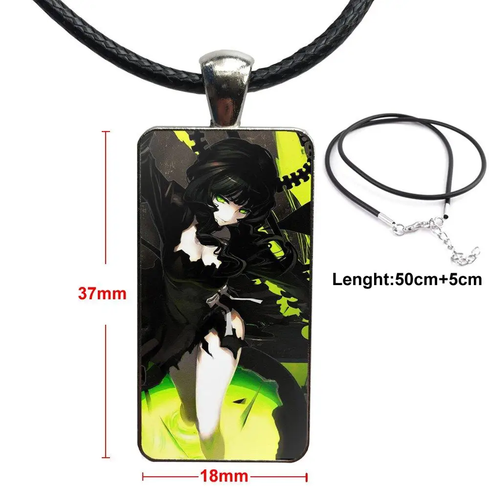 Для унисекс черный рок ожерелье стрелок со стальным покрытием стекло кабошон