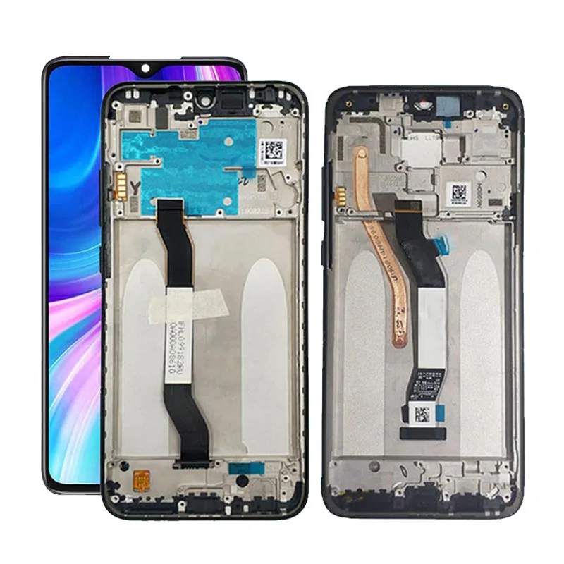 

For XIAOMI Redmi Note 8 Redmi Note 8 Pro Original LCD screen assembly with front case Black blue silver green