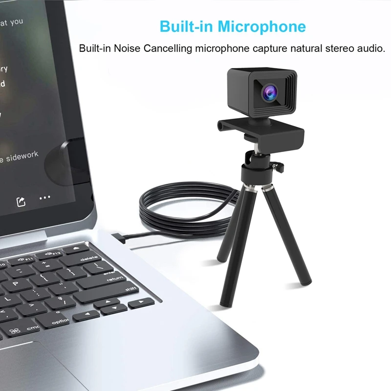 

K4 Computer Camera 1080P High Definition USB with Microphone Webcast Online Class Notebook Camera Suitable for Office