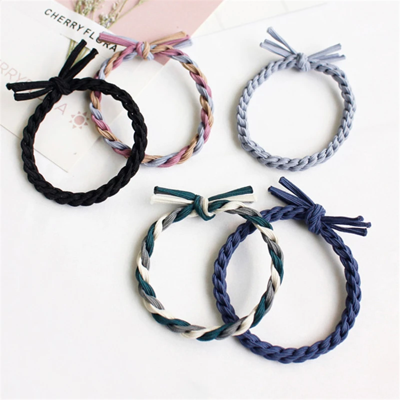 

MueRaa Fashion Rhinestone Pearls Elastic Hairband Scrunchies For Women Girls Hair Accessories Korean Style Headwear Headband