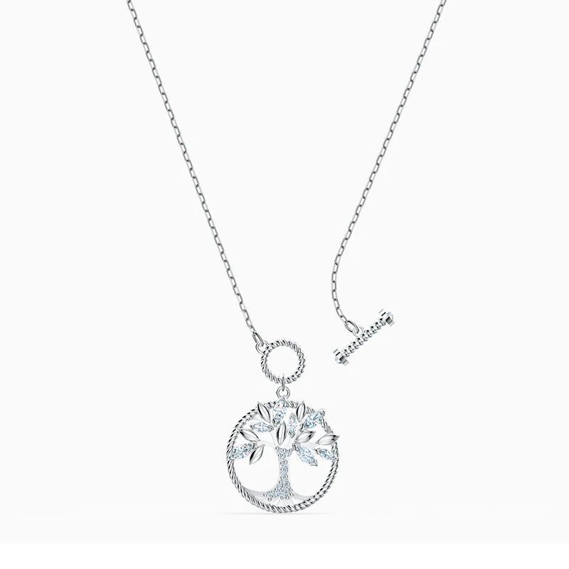 

SWA 2020 New Sparkling Tree Of Life Necklace, High-quality And Exquisite Crystal Jewelry To Send Women's Romantic Necklace