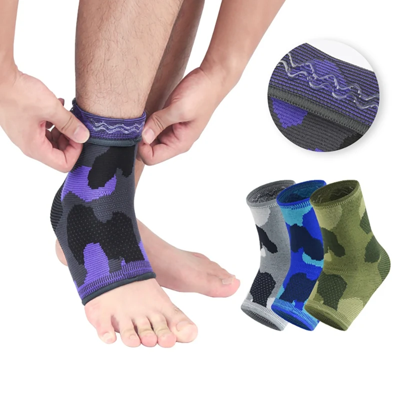 1 шт. спортивные носки с пяткой поддержка лодыжки эластичное давление дышащие