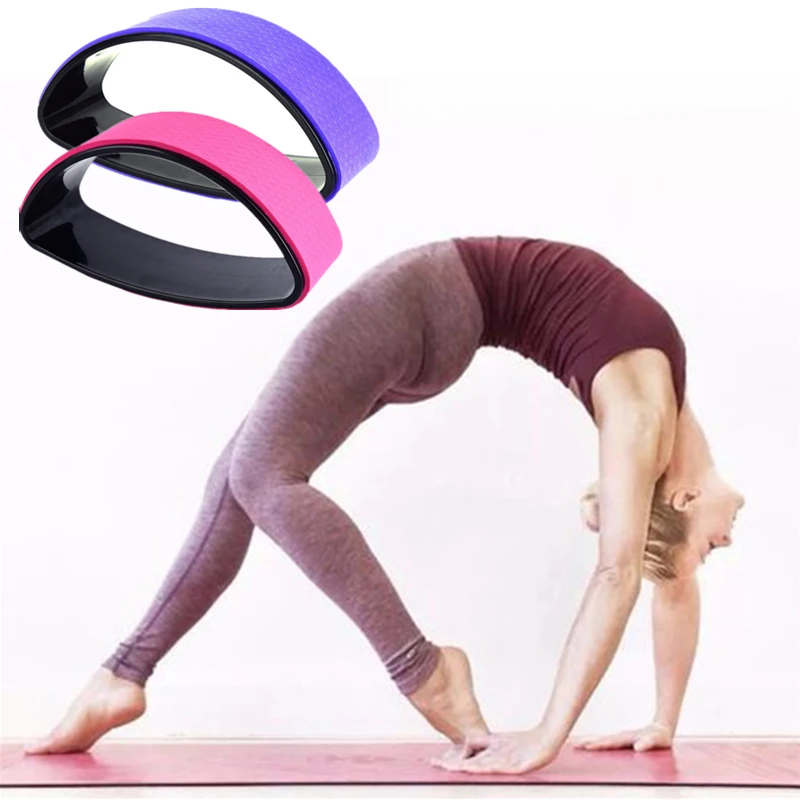 Противоскользящее колесо для йоги коррекция фигуры круг фитнес Пилатес