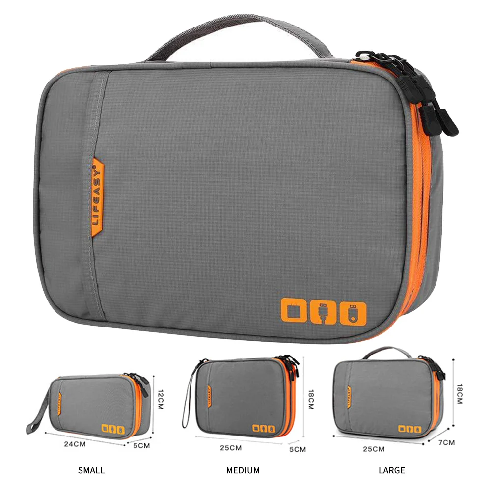 Цифровой органайзер для хранения портативный водонепроницаемый USB гаджет кабели