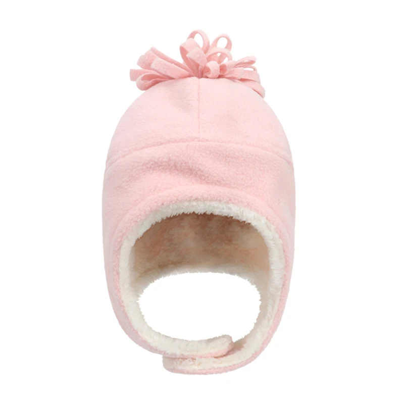 9 Solid Colors Baby Boy Girl Hat Winter Polar Fleece Thick Ear Protection Cap Newborn Toddler Children Kids Windproof Warm Hats | Детская