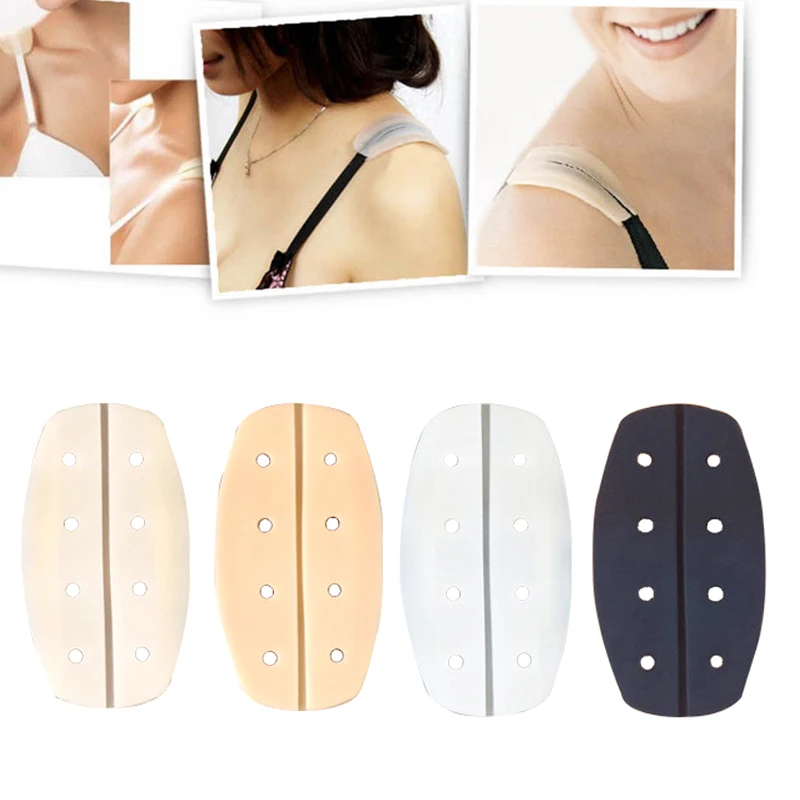 

1Pairs Silicone Women Bra Shoulder Pad Soft Bra Strap Holder Cushions Non Slip Shoulder Strap Pads Holder Bra Accessories Female