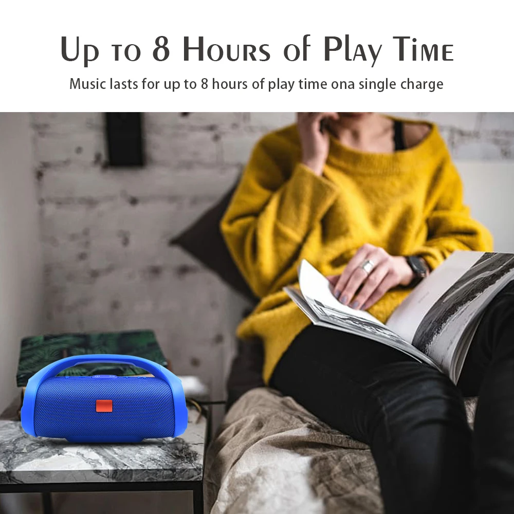 Беспроводной Bluetooth динамик водонепроницаемый открытый портативный сабвуфер Boombox