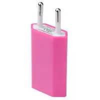 Rose Pink 5 В/1 а портативное зарядное устройство USB, ЕС вилка для электрической розетки, вилки, дорожный адаптер для iPhone X 8 7 6 samsung iPad, быстрая зарядка - Цвет: Rose Pink