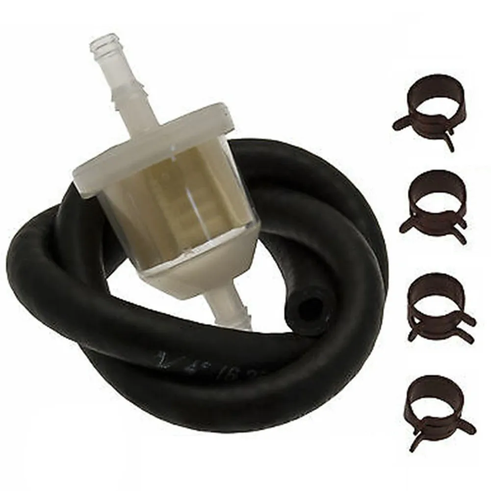 

Inline Fuel Filter With Hose Pipe & 4 Clips For HONDA Many Models Yard Garden Outdoor Living Lawn Mowers Parts