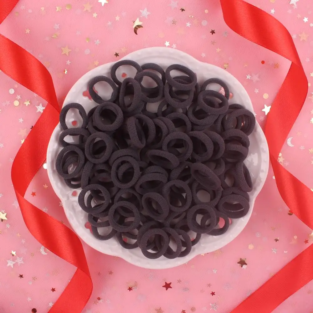 Новинка 2019 модные эластичные повязки для волос из спандекса кофейного цвета 5